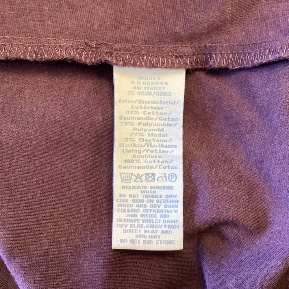 Boden 3/4 Sleeve Clerkenwell Ponte Knit Dress - Purple - 8 - Picture 8 of 8